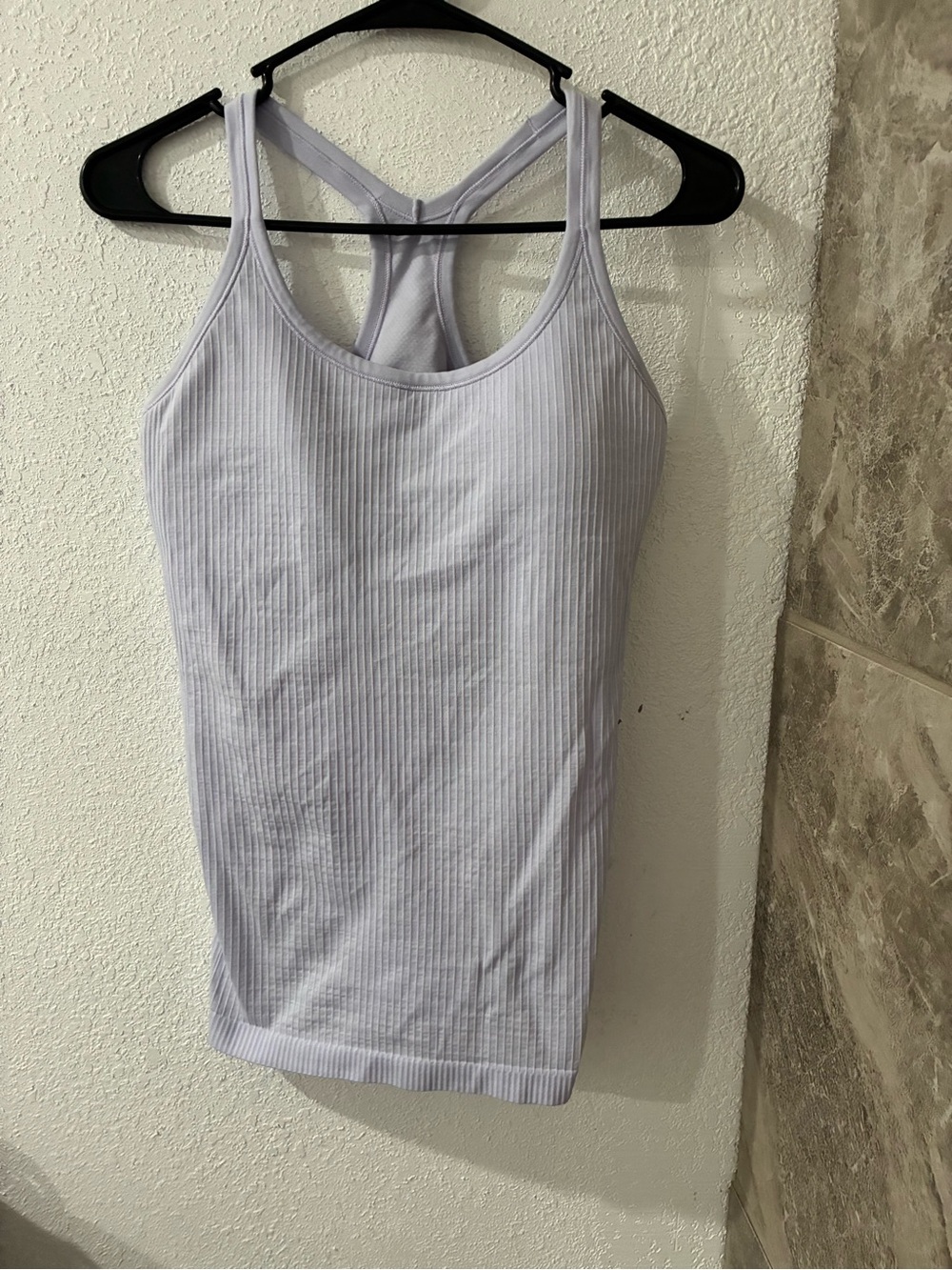 lululemon athletica Light Lavender Ribbed Racerback Tank